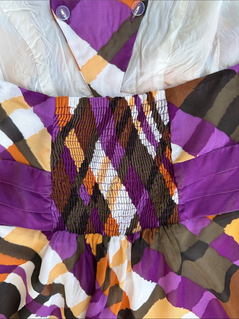 Anthropologie Moulinette Soeurs Etty Purple Fit & Flare Halter Dress Size 4 - Picture 4 of 12
